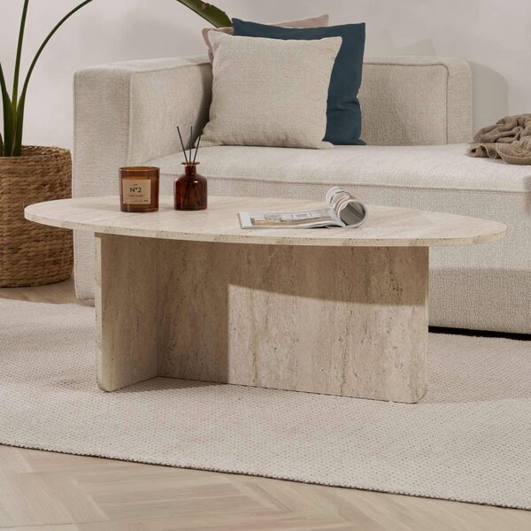 KONFERENČNÝ STOLÍK, krémová, kompozitné drevo, 120/40/65 cm MID.YOU - Stolíky do obývačky, Online Only