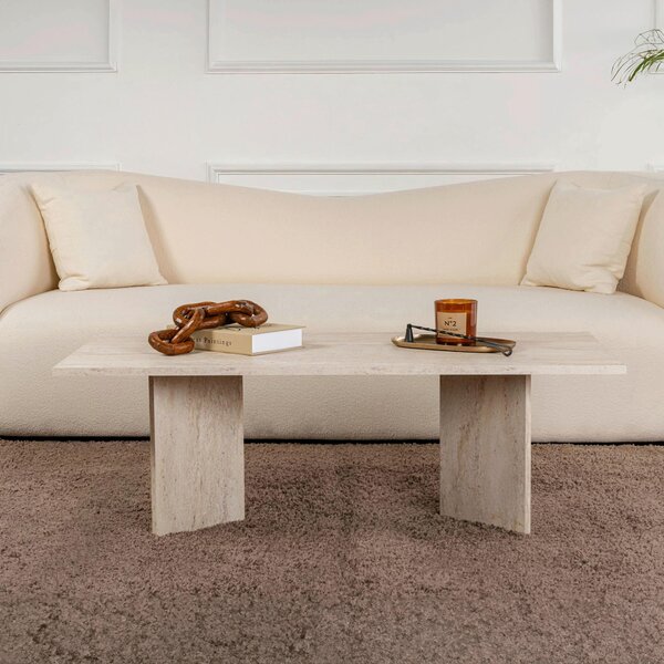 KONFERENČNÝ STOLÍK, slonovinová, kompozitné drevo, 119/40/60 cm MID.YOU - Stolíky do obývačky, Online Only