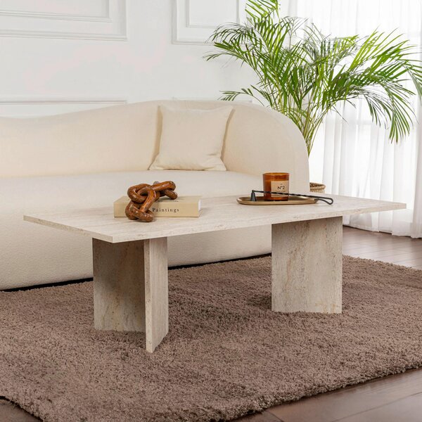 KONFERENČNÝ STOLÍK, slonovinová, kompozitné drevo, 119/40/60 cm MID.YOU - Stolíky do obývačky, Online Only