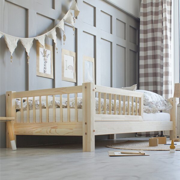 Raj posteli Detská posteľ BASIC PZ 160/80 a 190/90 - 200/90 cm (nožičky vysoké 10 cm) 160x80 cm, 190x90 cm, 200x90 cm prírodná