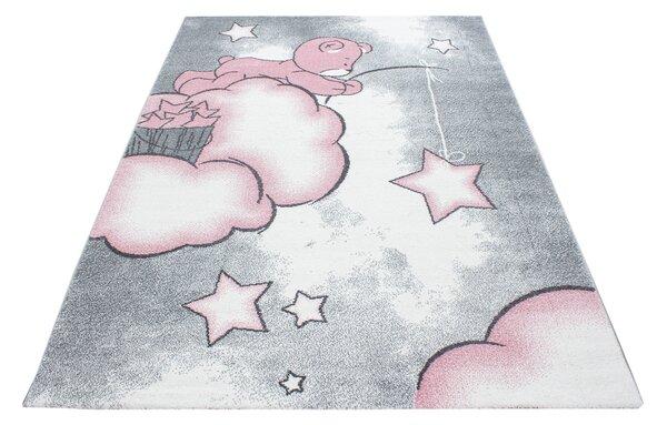 Ayyildiz Detský kusový koberec KIDS 0580, Ružová Rozmer koberca: 80 x 150 cm