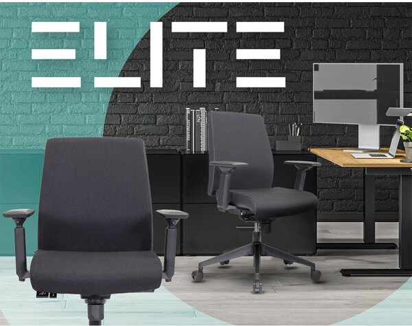MOSH Kancelárska stolička Elite T3 čierna