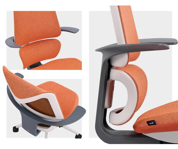 MOSH Kancelárska stolička Airflow 396 oranžová