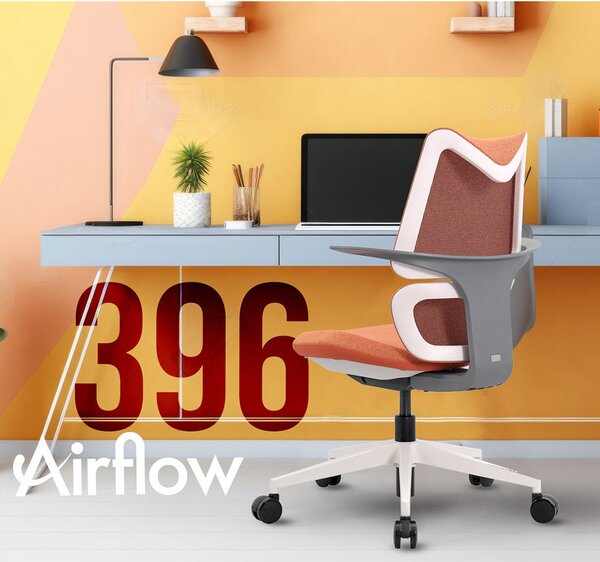 MOSH Kancelárska stolička Airflow 396 oranžová