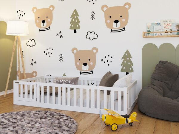 Raj posteli Detská posteľ Luna PW 200x90 cm biela