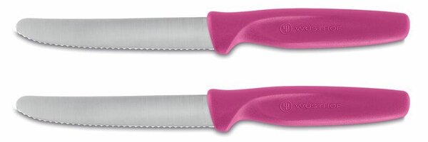 Wüsthof Univerzálne nože vrúbkované WÜSTHOF sada 2ks ružové