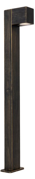 Priemyselná stojaca vonkajšia lampa starožitné zlato 80 cm IP44 - Baleno