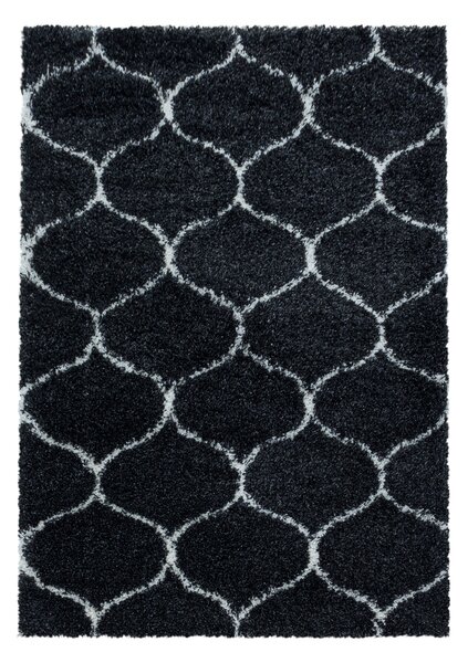 Ayyildiz Kusový koberec SALSA 3201, Antracitová Rozmer koberca: 60 x 110 cm