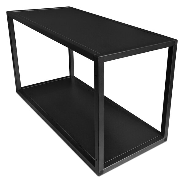KONDELA Polica, čierna, ARAKA/MENZO/SIBER ONE LOFT 60 G-36