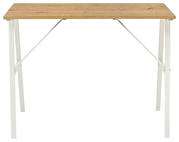 PÍSACÍ STÔL, biela, dub artisan, 100/60/75 cm Carryhome - Kancelárske stoly