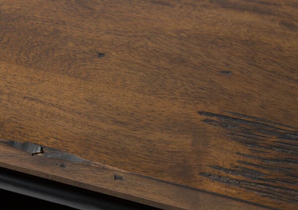 IRON Konferenčný stolík mango 120x70x45 hnedý lakovaný