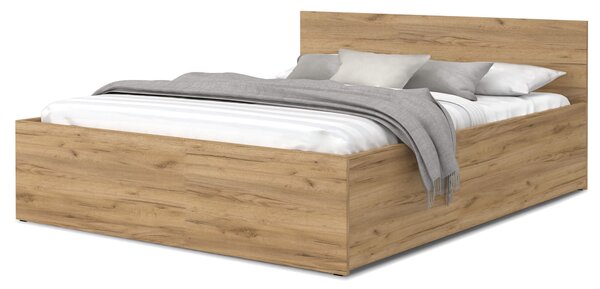 Jednolôžková posteľ s úložným priestorom Dolly - dub craft Rozmer: 200x90