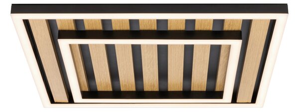 STROPNÉ LED SVIETIDLO, 40/40/6 cm Novel - Interiérové svietidlá