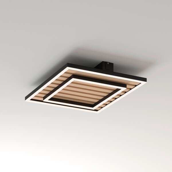 STROPNÉ LED SVIETIDLO, 40/40/6 cm Novel - Interiérové svietidlá