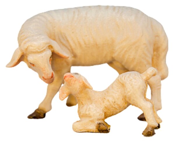 Zvieratá pre betlehem - Ovca a Jahňa - Tradičný