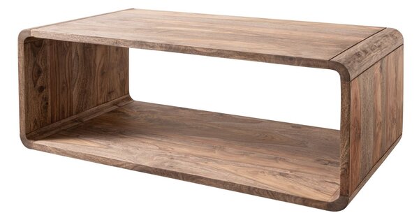 LOUNGE Konferenčný stolík Palisandr 100x50x40, hnedý, olejovaný