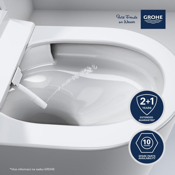 GROHE Sensia - Závesná sprchová toaleta, alpská biela 36507SH0