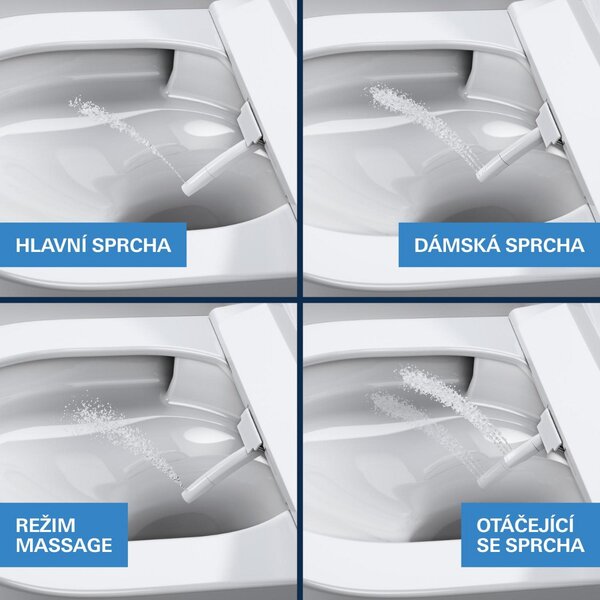GROHE Sensia - Závesná sprchová toaleta, alpská biela 36507SH0