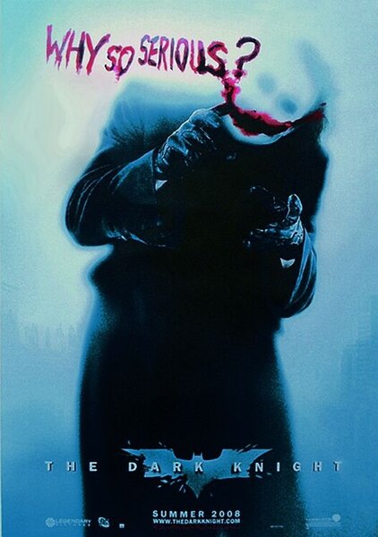 BATMAN: The Dark Knight - Temný rytier - Joker Why So Serious? (Heath Ledger)