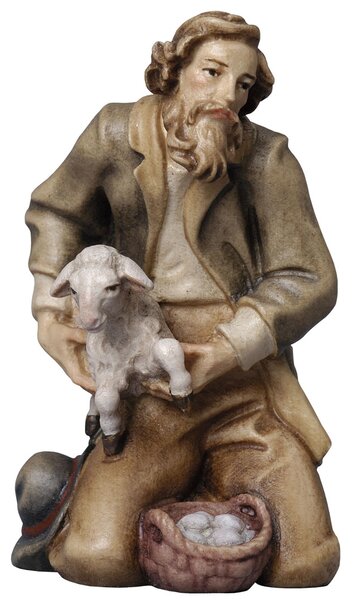Kľačiaci pastier s ovečkou Tirolský