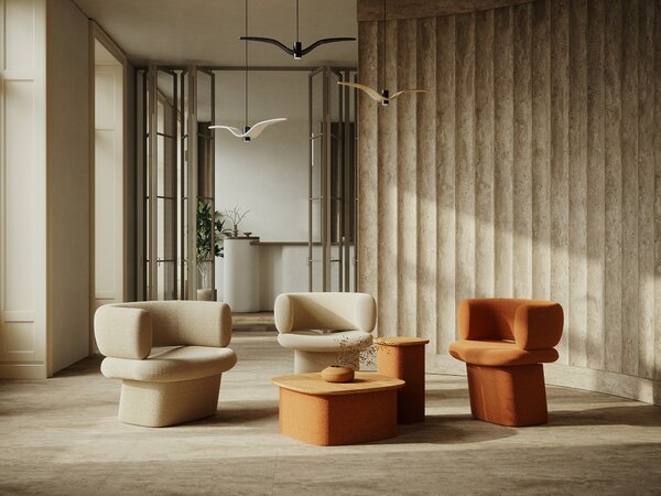 LD SEATING - Stolík DAFNA DAF-T520-U-W s drevenou doskou