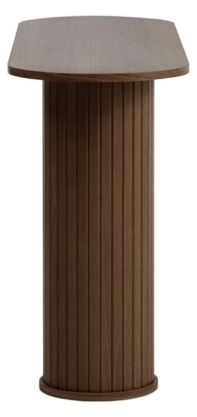 Hnedý konzolový stolík 40x130 cm Nola – Unique Furniture