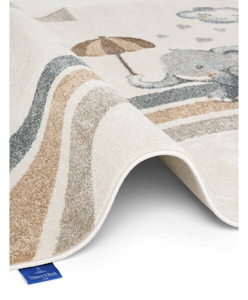 Krémový detský koberec 120x170 cm Walk like an Elephant Rainy Party – Villeroy&Boch