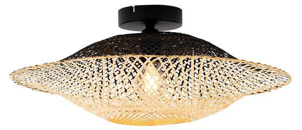 Orientálne vonkajšie stropné svietidlo bambus 50 cm IP44 - Rina