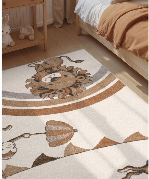 Krémový detský koberec 120x170 cm Roar like a Lion Rainbow Party – Villeroy&Boch