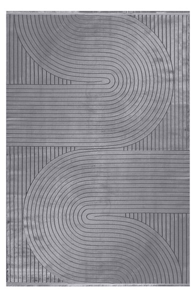 Ayyildiz Kusový koberec STYLE 8902, Sivá Rozmer koberca: 80 x 150 cm