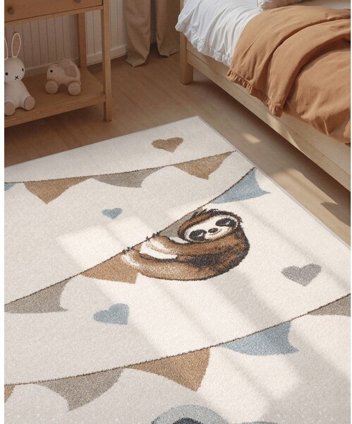 Krémový detský koberec 160x230 cm Walk like an Elephant Rainbow Party – Villeroy&Boch