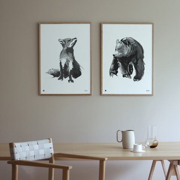 Teemu Järvi Plagát s motívom líšky Red Fox 50x70