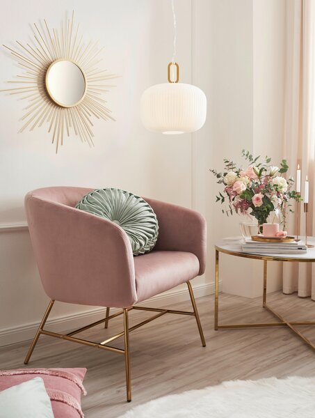 KONFERENČNÝ STOLÍK, sivá, biela, zlatá, kov, sklo, 80/80/45 cm Ambia Home - Stolíky do obývačky