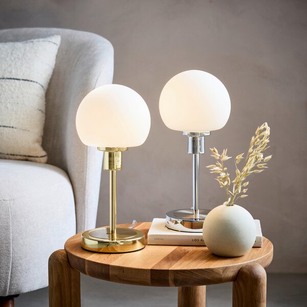 STOLNÁ LED LAMPA, dotykový stmievač, 15/30,5 cm Novel - Online Only bytové doplnky, Online Only