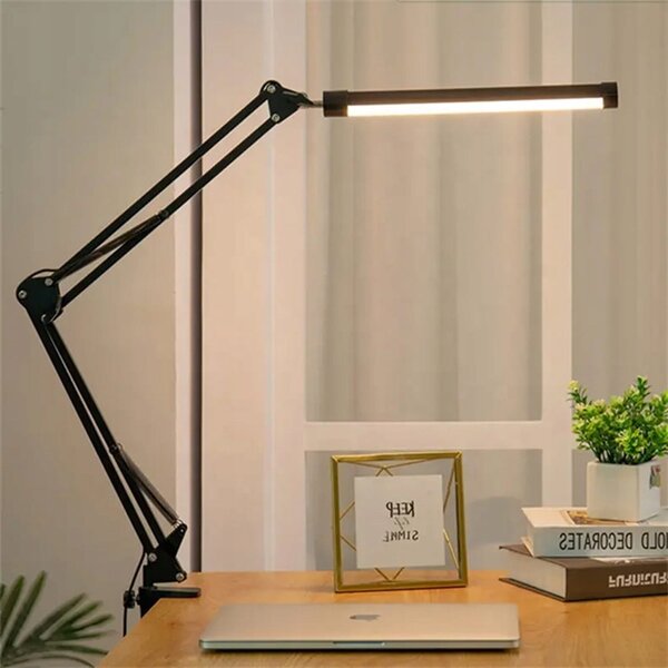Smart LED LED stolná stmievateľná lampa CCT 10W 300Lm USB čierna farba