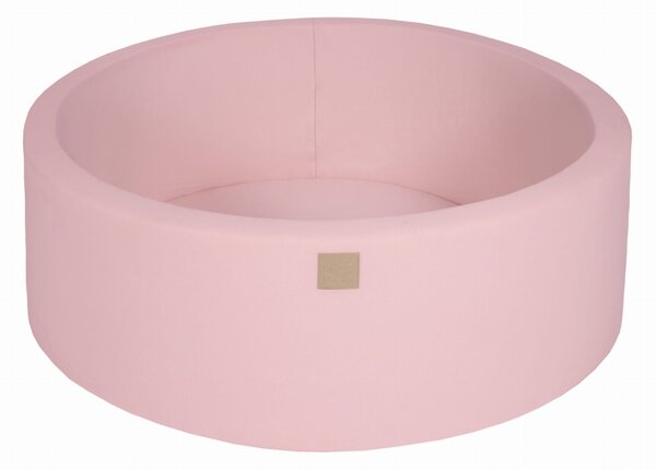 MeowBaby® Suchý bazén okrúhly bez loptičiek - Púdrovo ružový