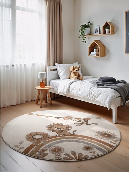 Krémový detský koberec ø160 cm Roar like a Lion – Villeroy&Boch
