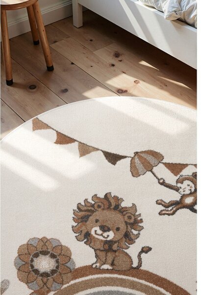 Krémový detský koberec ø160 cm Roar like a Lion – Villeroy&Boch
