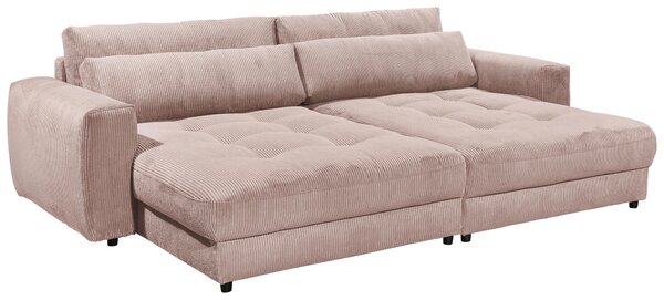 VEĽKÁ POHOVKA, textil, kompozitné drevo, svetloružová MID.YOU - Sedačky, Online Only