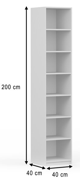 Vysoký regál Mezzo - kašmír