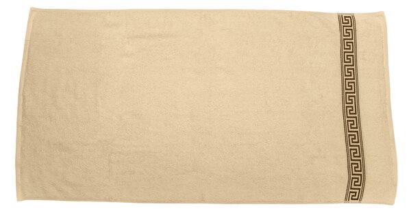Uterák GREEK 50 x 90 cm krémový, 100% bavlna