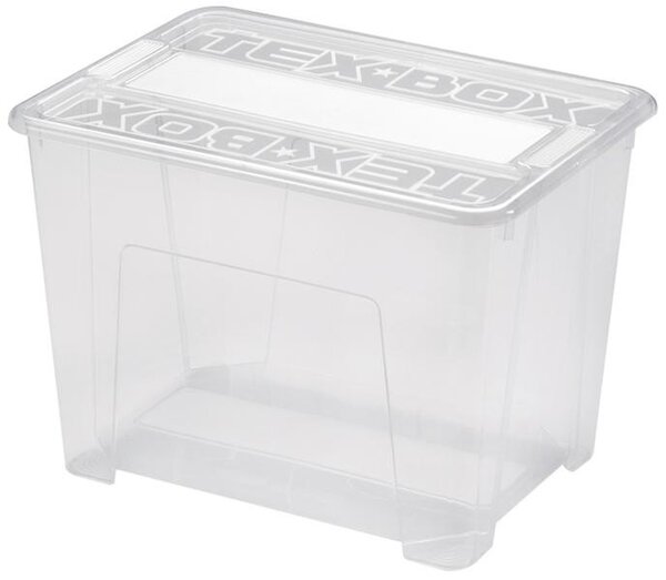 Heidrun Plastový úložný box s vekom HEIDRUN TexBox 21l