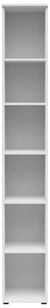 REGÁL, biela, 30/195/40 cm Carryhome - Regály