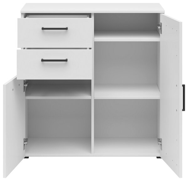 KOMODA, biela, 80/83/40 cm Carryhome - Komody
