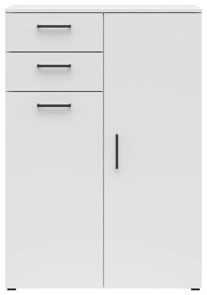 KOMODA, biela, 80/115/40 cm Carryhome - Komody