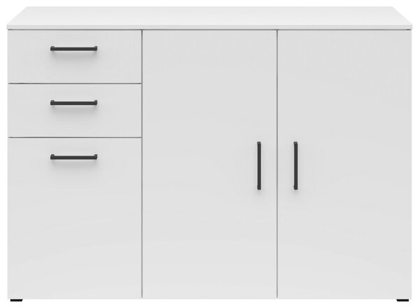 KOMODA, biela, 120/83/52 cm Carryhome - Komody