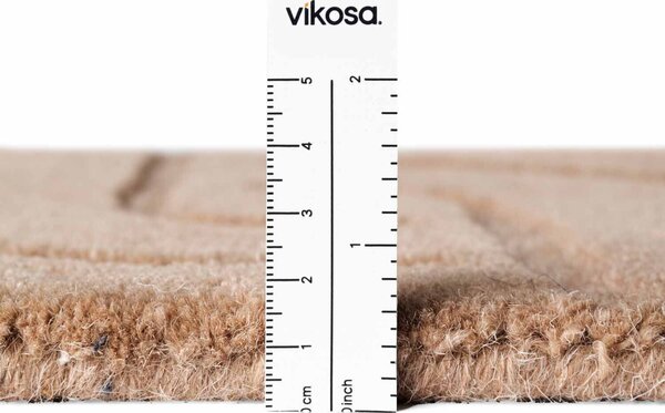 Vikosa, Kusový koberec Vikosa Arcura 106300 Brown kruh, 120x120 (priemer) kruh, hnedá, obývacia izba