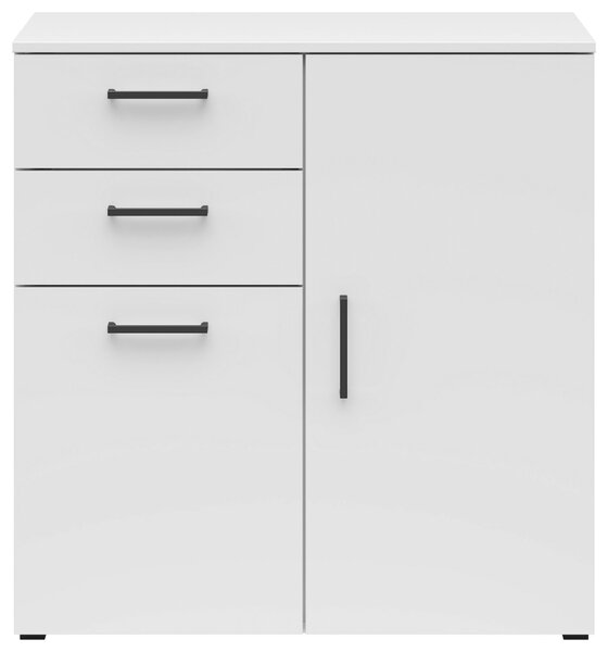 KOMODA, biela, 80/83/40 cm Carryhome - Komody