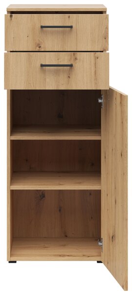 KOMODA, dub artisan, 45/115/40 cm Carryhome - Komody