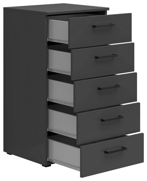 KOMODA, grafitová, 45/83/40 cm Carryhome - Komody